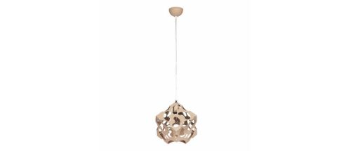 HOMEMANIA Lustre Kup - Lampe à Suspension - de Plafond, Murale - Marron en Métal, Ø 25 x 90 cm, 1xE27 Max 40 W