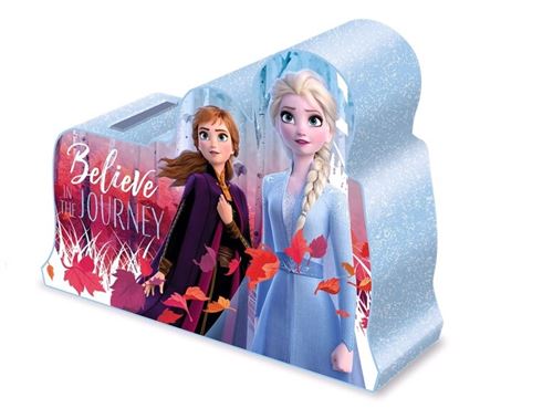 Kids Licensing tirelire Frozen II filles 16,8 cm bleu/rouge