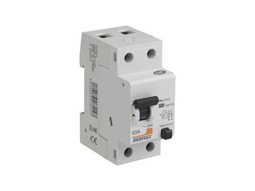 Non Communiqué Debflex Interrupteur Différentiel Debflex 63 A Type Ac