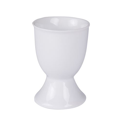 Coquetier sur pied, hauteur 7 cm (lot de 6) - Porcelaine Girard - Blanc - Porcelaine