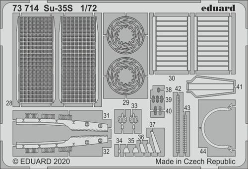 Su-35s For Great Wall Hobby - 1:72e - Eduard Accessories