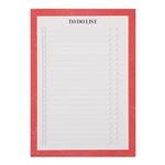 Bloc-notes To-do List - Format A5 - Rouge - Draeger Paris