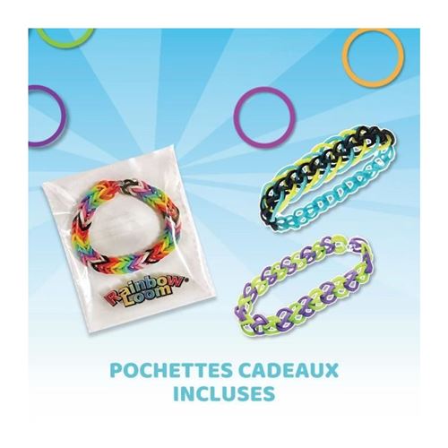 Rainbow Loom Original Fabrication de Bracelets Metier a Tisser avec 600  elastiques - Création perle et bijou - Achat & prix