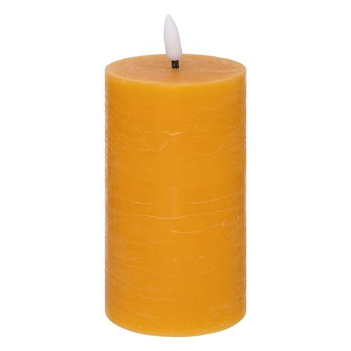 Non Communiqué Jaune Atmosphera Créateur D'intérieur - Bougie Déco À Led "Molia" 15Cm