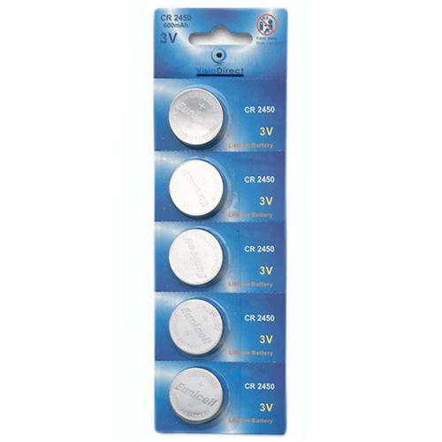 Pile bouton Lithium 1x CR2450 - Équipements électriques - Achat & prix