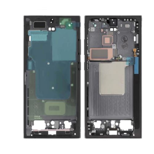 Original Châssis Noir Titane pour Galaxy S24 Ultra 5G S928 GH82-33399B