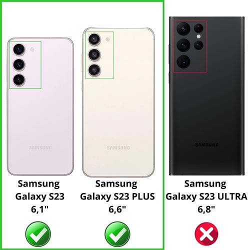Coque Samsung Galaxy S23 5G Plus Protège Appareil Photo et Support
