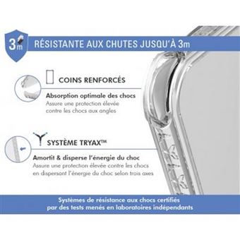 Coque iPhone 14 Pro Max revêtement métallique Magsafe transparent (vert foncé