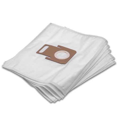 vhbw 5x sacs compatible avec Thomas Anti-Allergy, Home Clean & Parquet, Multi-Clean X10 aspirateur - microfibres non tissées, blanc