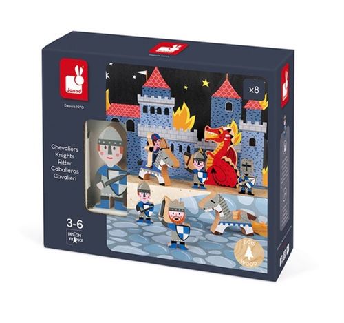 Set de Figurines en bois Janod Chevaliers