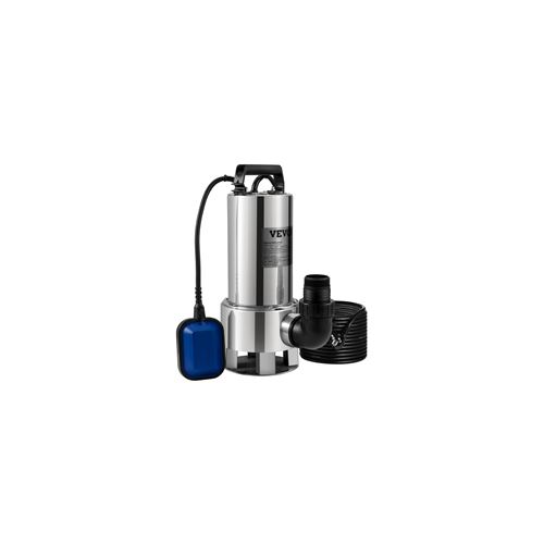 Vevor Qsb-2Jh-1300B - Pompe Submersible 1300 W - Débit 333,3 L/Min - Hauteur 11 M - Inox - Image 2