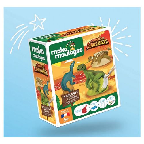 Non Communiqué Multicolore Mako Coffret 3 Dinosaures