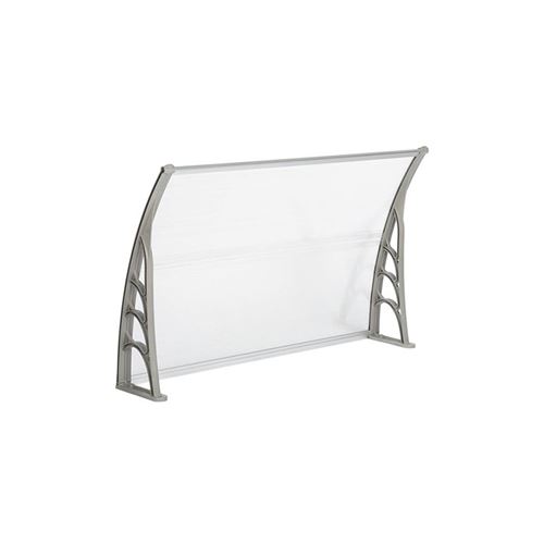 Auvent d'avant-toit MX-116 Structure solide gris