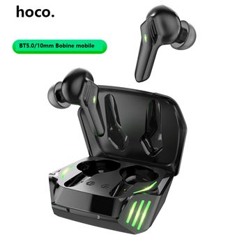 Écouteurs Sans Fil HOCO S21 Bluetooth 5.0 TWS avec Réduction Active de Bruit-Noir - 1