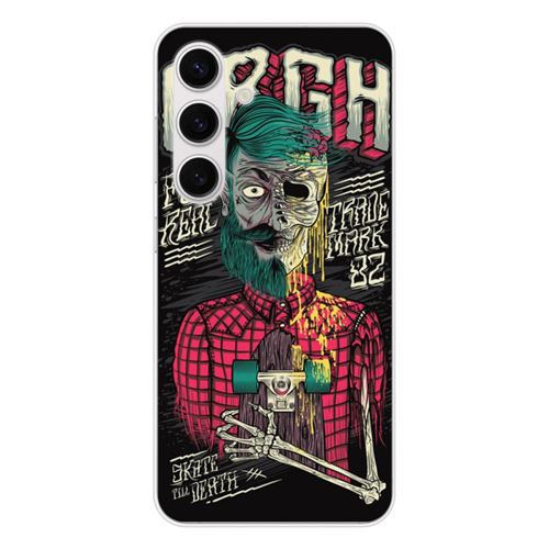 Coque en silicone - Compatible Samsung Galaxy S25 - design skull urgh