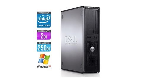 PC De Bureau Dell Optiplex 360 - Core Duo - 250Go - Xp Pro