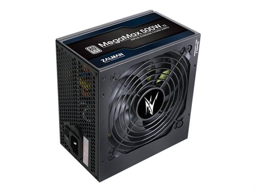 ZALMAN MegaMax ZM500-TXIIv2 - Alimentation électrique (interne) - ATX12V 2.31 - 80 PLUS - CA 200-240 V - 500 Watt - PFC active