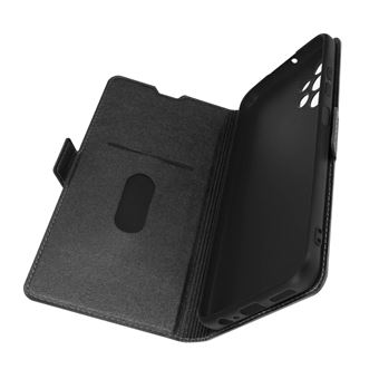 Étui pour Samsung Galaxy A32 5G Porte-cartes Support vidéo Double Languette Avizar Noir - 1