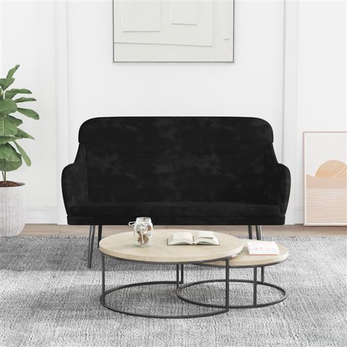 Vidaxl Noir Banc - 110X76x80 Cm - Image 3