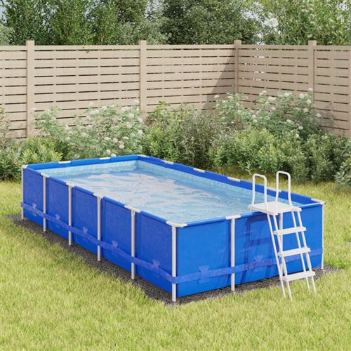 vidaXL Zwembadgrondzeil 500x250 cm polyester geotextiel lichtgrijs94233