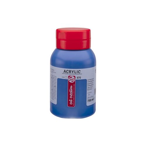 Peinture Acrylique en pote bleu phtalo 750ml - Royal Talens