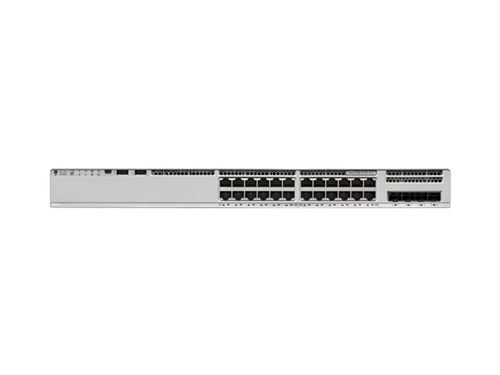 Cisco Catalyst 9200L - Network Advantage - commutateur - C3 - 24 x 10/100/1000 (PoE+) + 4 x Gigabit SFP (liaison montante) - Montable sur rack - PoE+ (740 W)