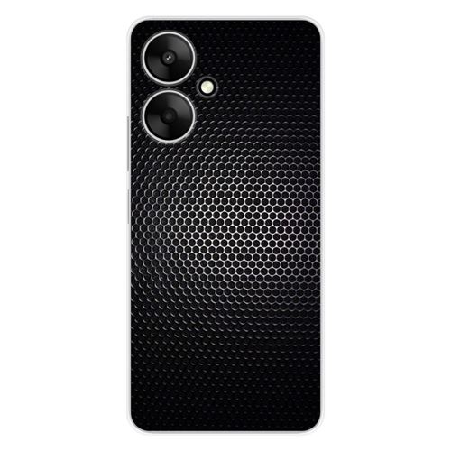 Coque en silicone imprimée compatible Xiaomi Redmi 13C 5G Dark Metal