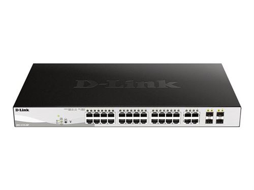 D-Link D-Link DGS-1210-28P 28-Port Layer2 PoE Gigabit Smart Managed