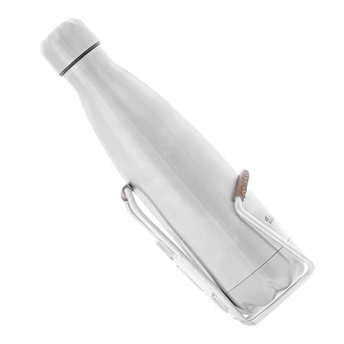 Porte-gourde Vélo Universel Réglable 45-86mm - Support Guidon Ou Cadre - Léger En PC - Noir