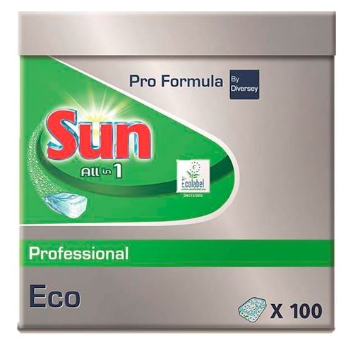 Produit lave-vaisselle tablettes Sun Eco - Boite 100 tablettes