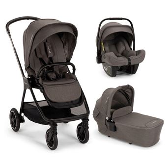 NUNA - Poussette Trio Triv Next + Siège auto Pipa Next + Nacelle Lytl Thunder - 1