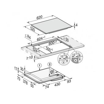 MIELE Plaque induction KM7465FL