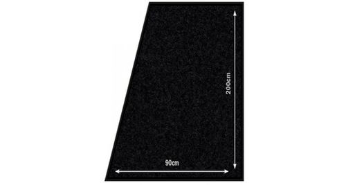 Securit securit tapis anti-salissures, 900 x 2. 000 mm, rouge noir
