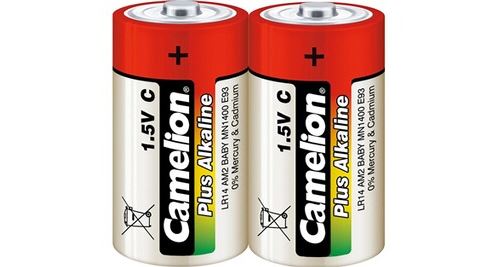 Camelion - pack de 2 piles alcaline plus lr14 / c / baby 1,5v