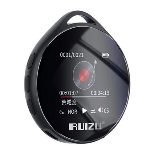 Lecteur audio MP3 RUIZU M10 Bluetooth HiFi 8G ROM Noir