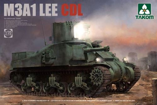 Us Medium Tank M3a1 Lee Cdl - 1:35e - Takom