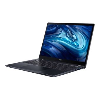 Acer TravelMate Spin P4 TMP414RN-41 - Conception inclinable - AMD Ryzen 5 Pro 6650U / 2.9 GHz - Win 11 Pro - Radeon 660M - 16 Go RAM - 512 Go SSD - 14" IPS écran tactile 1920 x 1200 - 802.11a/b/g/n/ac/ax (Wi-Fi 6E) - bleu ardoise - clavier : Suisse Allem