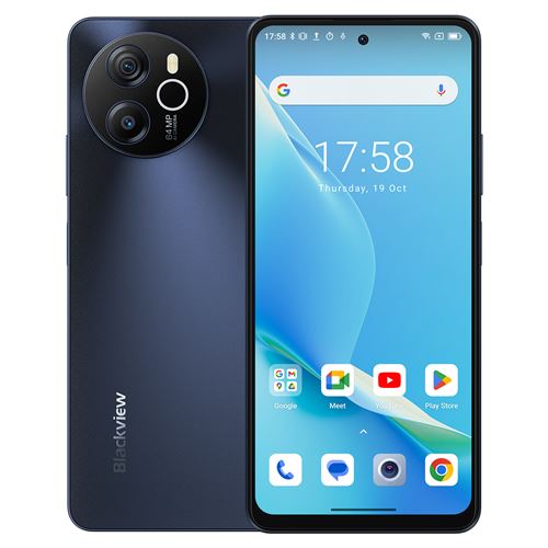 BLACKVIEW Shark 8 Smartphone Noir- 6.78écran 8Go+256Go 64MP/13MP Caméra 5000mAh NFC Dual sim 4G Android 13-(Poids 198g)
