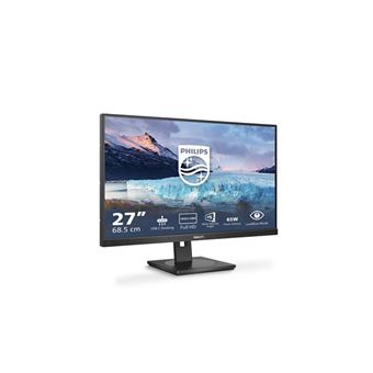 Philips S-line 273S1 - Écran LED - 27" - 1920 x 1080 Full HD (1080p) @ 75 Hz - IPS - 300 cd/m² - 1000:1 - 4 ms - HDMI, DisplayPort, USB-C - haut-parleurs - noir