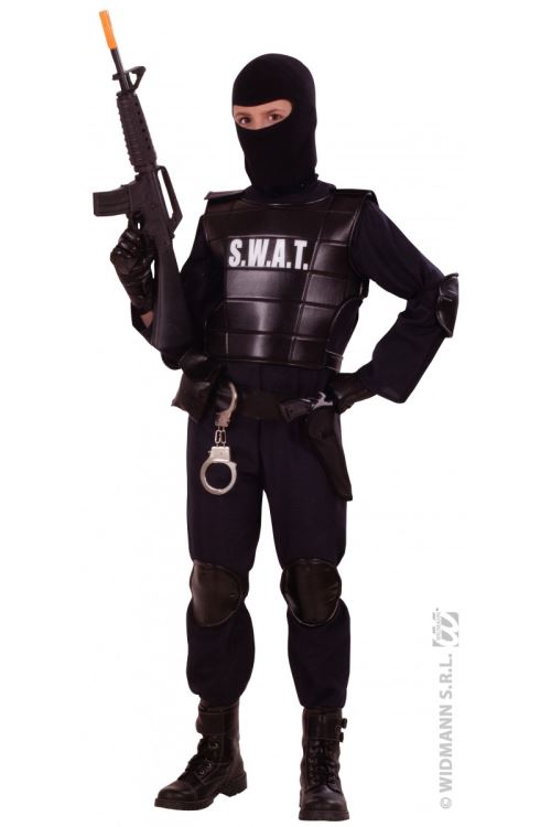 Costume Commando D'elite - Noir - 140 cm