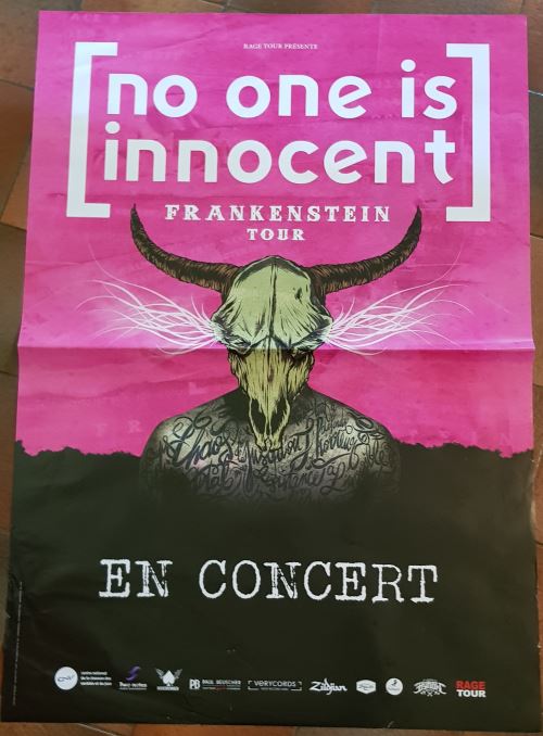 No One Is Innocent - Frankenstein Tour - AFFICHE