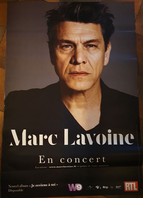 Marc LAVOINE - En Concert 2020 - 70x100cm - Affiche