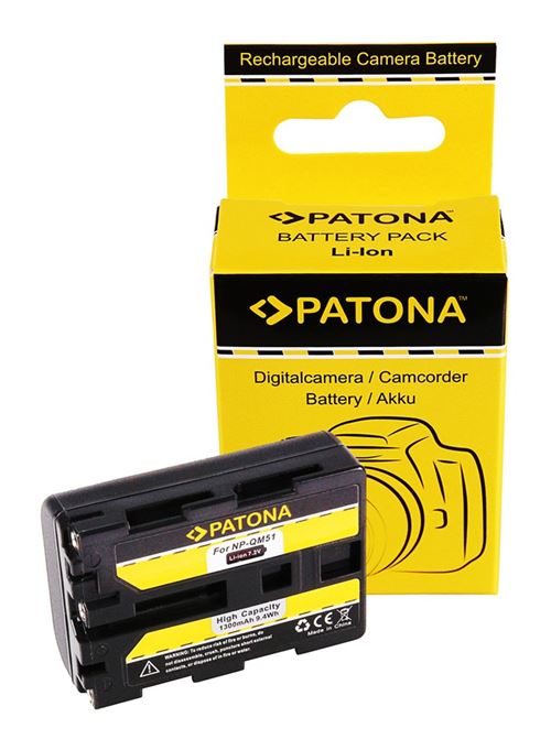 Batterie pour Sony NP-FM55 QM51 FM50 DSLR-A100