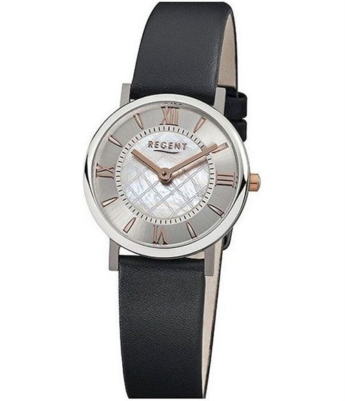 Regent Montre Femme F-869 nacre, Noir