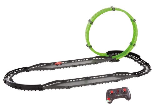 Happy People circuit avec boucle de 3,7 m et voiture RC gris/vert