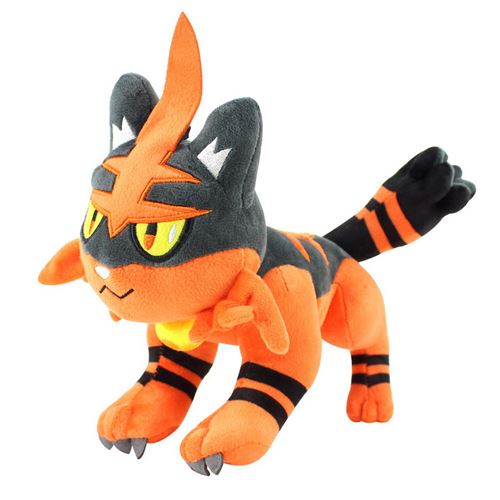 Peluche Pokémon Torracat Tomy 30 cm - Bleu