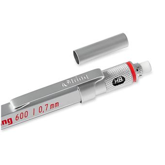 Porte-mine mécanique Rotring 600 0,7 mm Argent