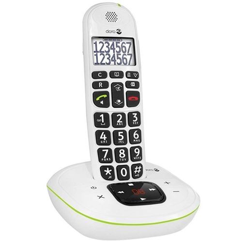 DORO PhoneEasy 115 - snoerloze telefoon - antwoordsysteem met nummerherkenning/wachtstand