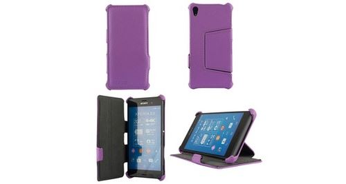 Sony Xperia Z3 violet avec stand