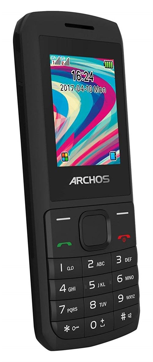 Archos Access 18f Téléphone Portable Gsm - Ecran : 1,77 Pouces - Double Sim - Noir
